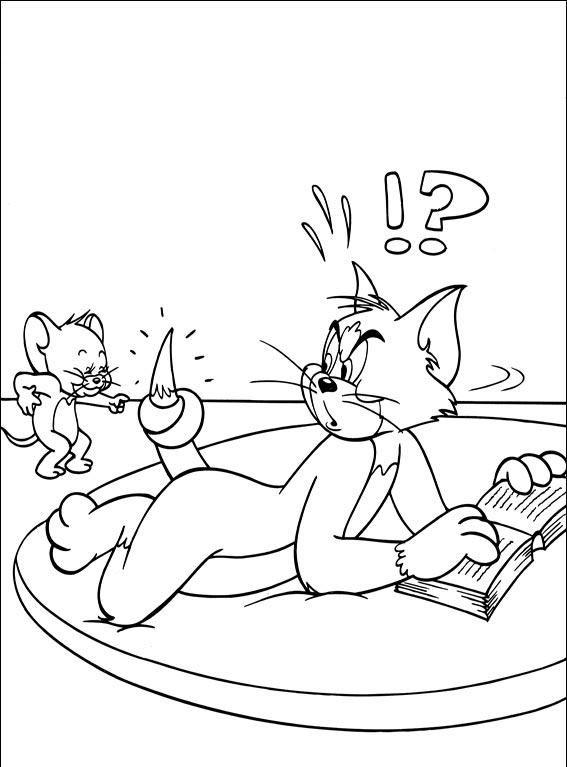 Desenho de tom e jerry para colorir - tom e jerry Desenho de tom e jerry - tom e jerry para colorir e imprimir grátis. Atividade infantil