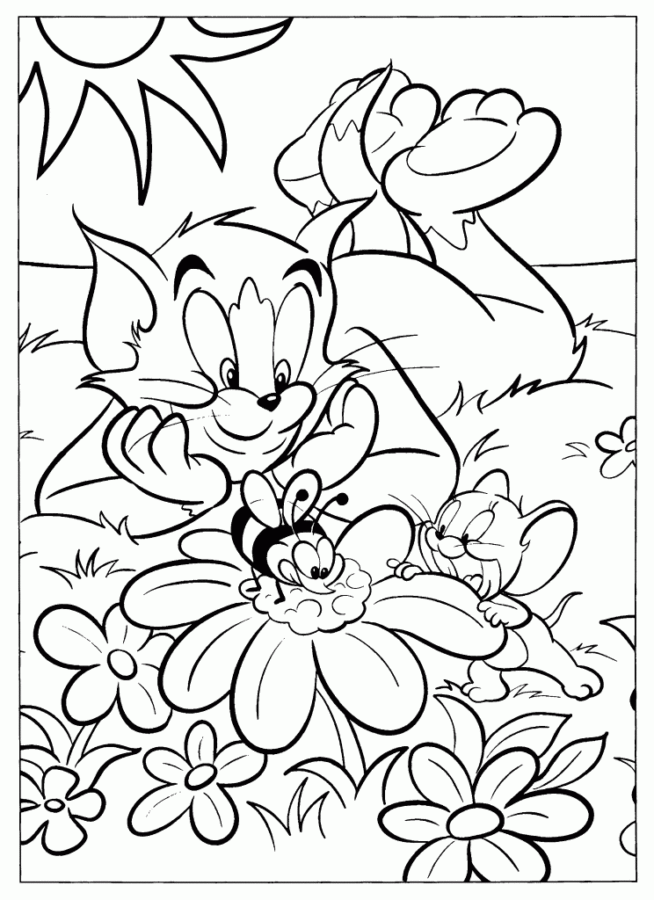 Desenho de tom e jerry para colorir - tom e jerry Desenho de tom e jerry - tom e jerry para colorir e imprimir grátis. Atividade infantil
