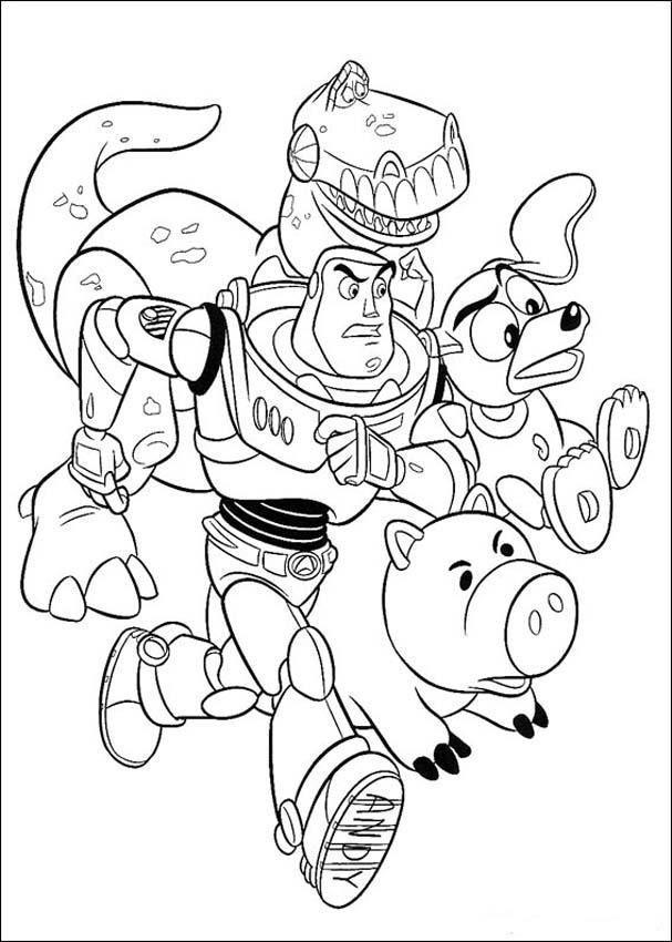 Desenho de toy story para colorir - toy story Desenho de toy story - toy story para colorir e imprimir grátis. Atividade infantil