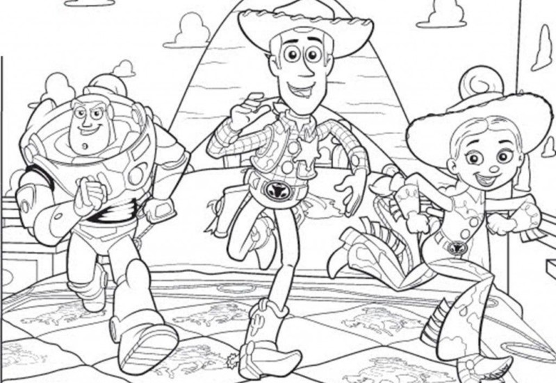 Desenho de toy story para colorir - toy story Desenho de toy story - toy story para colorir e imprimir grátis. Atividade infantil