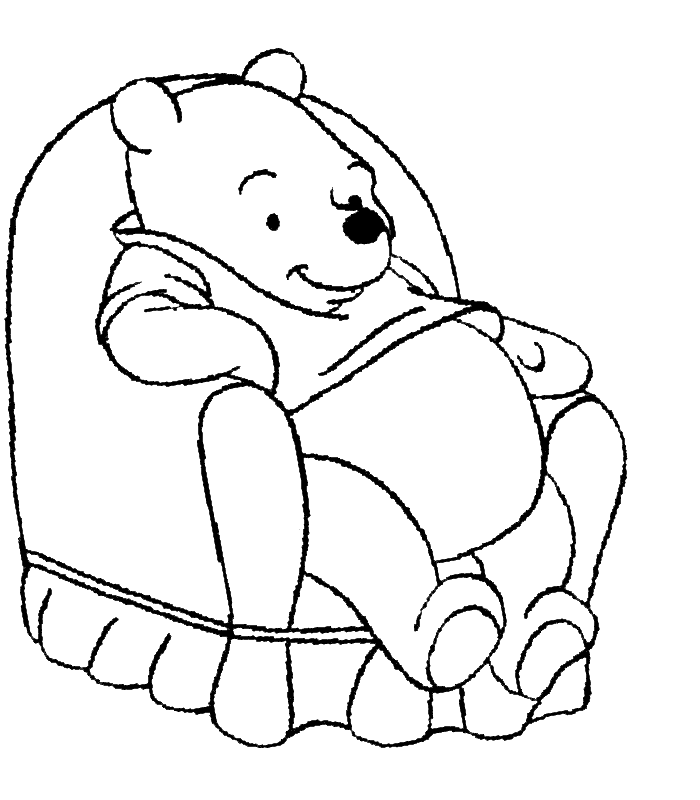 Desenho de ursinho pooh para colorir - ursinho pooh Desenho de ursinho pooh - ursinho pooh para colorir e imprimir grátis. Atividade infantil