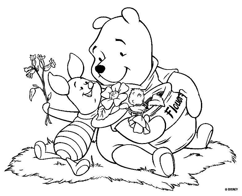 Desenho de ursinho pooh para colorir - ursinho pooh Desenho de ursinho pooh - ursinho pooh para colorir e imprimir grátis. Atividade infantil