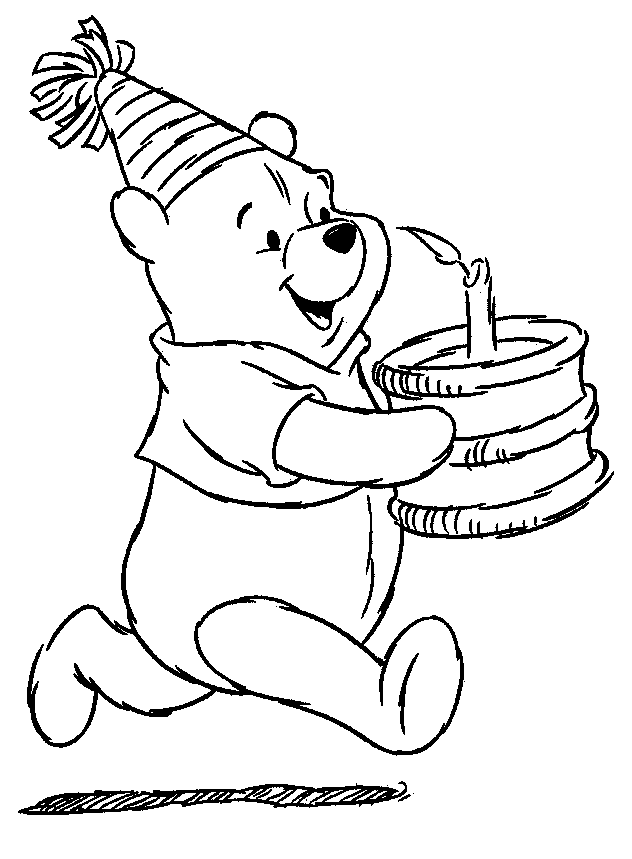 Desenho de ursinho pooh para colorir - ursinho pooh Desenho de ursinho pooh - ursinho pooh para colorir e imprimir grátis. Atividade infantil