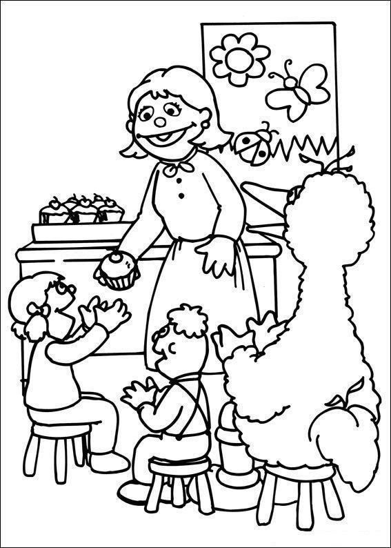 Desenho de vila sésamo para colorir - vila sésamo Desenho de vila sésamo - vila sésamo para colorir e imprimir grátis. Atividade infantil