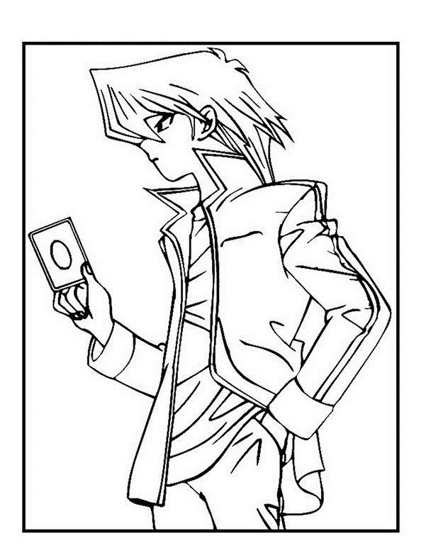 Desenho de Desenho para colorir Joey do anime Yu-Gi-Oh para colorir - yu-gi-oh