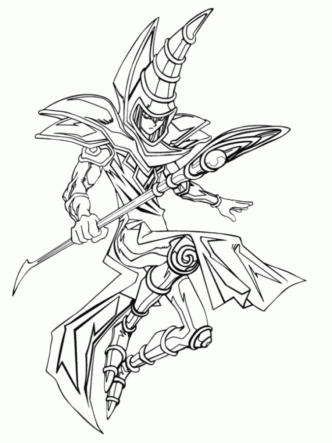 Desenho de Desenho para colorir Dark Magician do anime Yu-Gi-Oh para colorir - yu-gi-oh Desenho de Desenho para colorir Dark Magician do anime Yu-Gi-Oh - yu-gi-oh para colorir e imprimir grátis. Atividade infantil