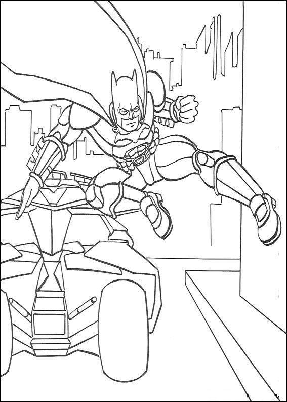 Desenho de batman para colorir - batman
