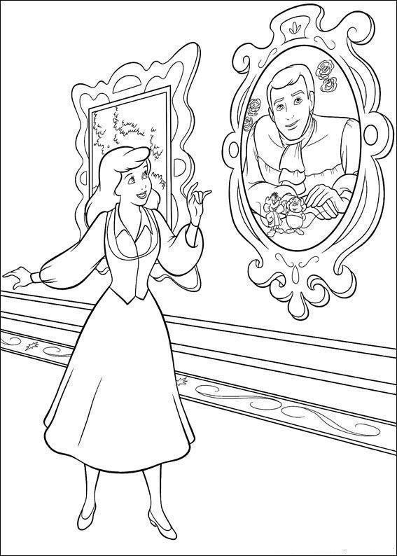 Desenho de cinderela para colorir - cinderela Desenho de cinderela - cinderela para colorir e imprimir grátis. Atividade infantil