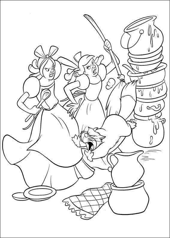 Desenho de cinderela para colorir - cinderela Desenho de cinderela - cinderela para colorir e imprimir grátis. Atividade infantil