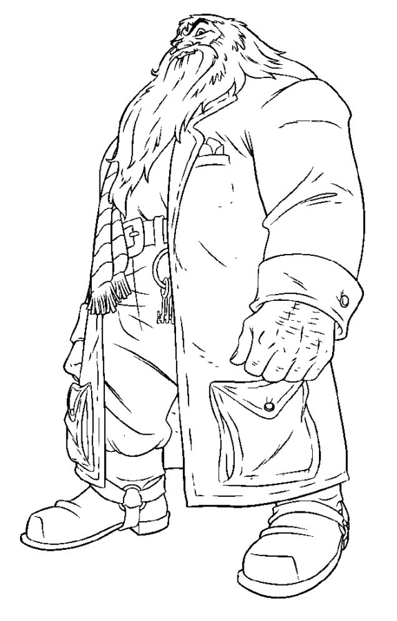 Desenho de harry potter para colorir - harry potter
