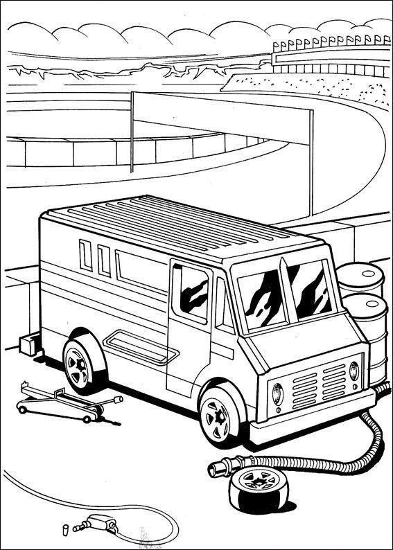 Desenho de carros para colorir - carros
