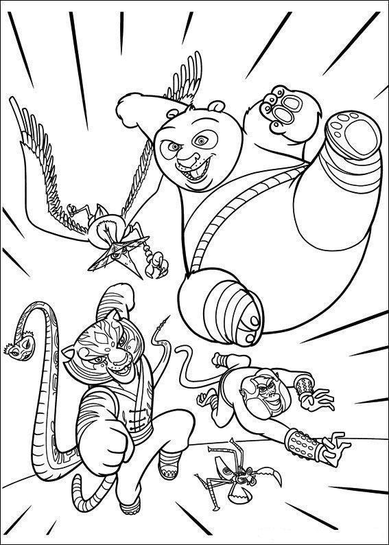 Desenho de kung fu panda para colorir - kung fu panda Desenho de kung fu panda - kung fu panda para colorir e imprimir grátis. Atividade infantil