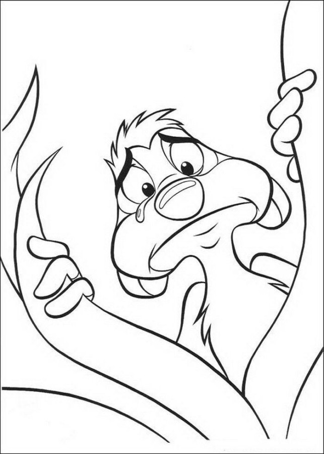 Desenho de rei leão para colorir - rei leão