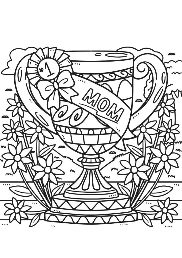 Desenho de dia das mães para colorir - dia das mães Desenho de dia das mães - dia das mães para colorir e imprimir grátis. Atividade infantil
