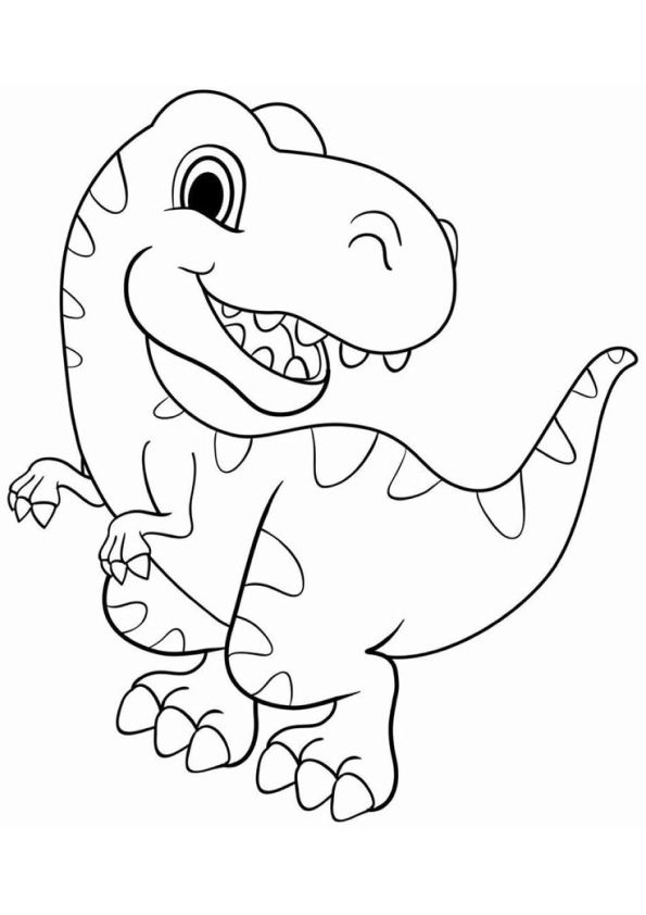 Desenho de dinossauros para colorir - dinossauros Desenho de dinossauros - dinossauros para colorir e imprimir grátis. Atividade infantil