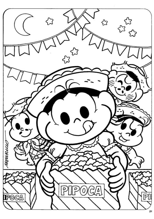 Desenho de festa junina para colorir - festa junina Desenho de festa junina - festa junina para colorir e imprimir grátis. Atividade infantil