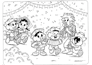 Desenho de Festa Junina para colorir 15