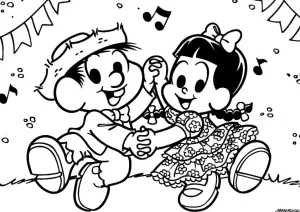 Desenho de Festa Junina para colorir 24