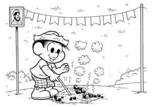 Desenho de Festa Junina para colorir 17