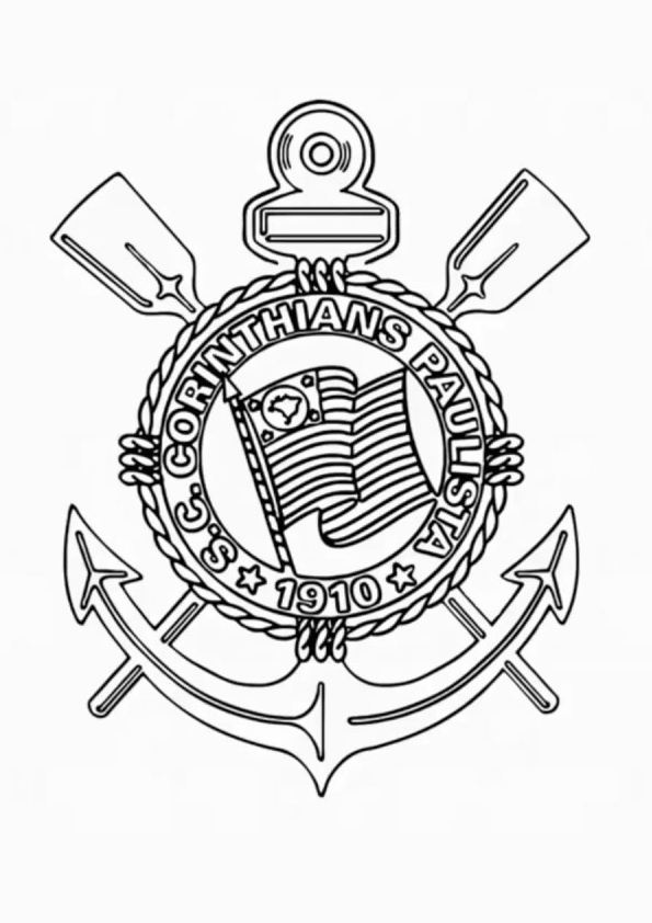 Desenho de corinthians para colorir - corinthians Desenho de corinthians - corinthians para colorir e imprimir grátis. Atividade infantil