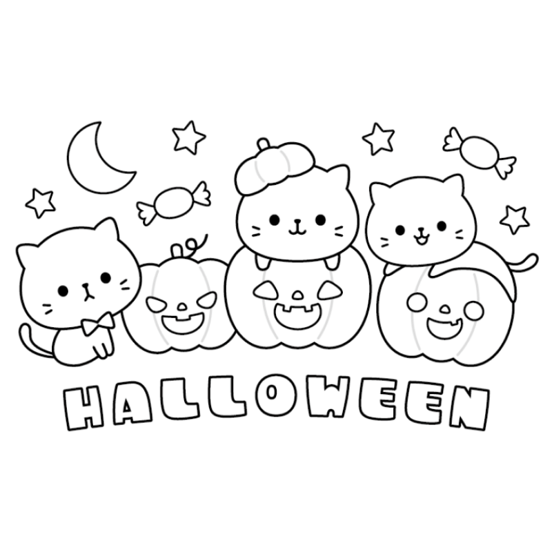 Desenho de gatos para colorir - gatos