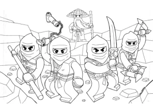 Desenho de Lego para colorir 3