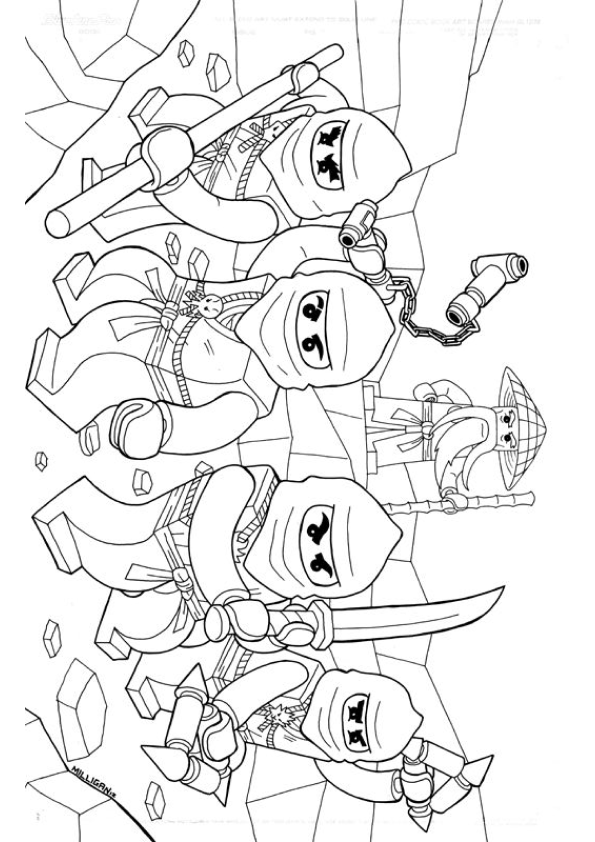 Desenho de lego para colorir - lego