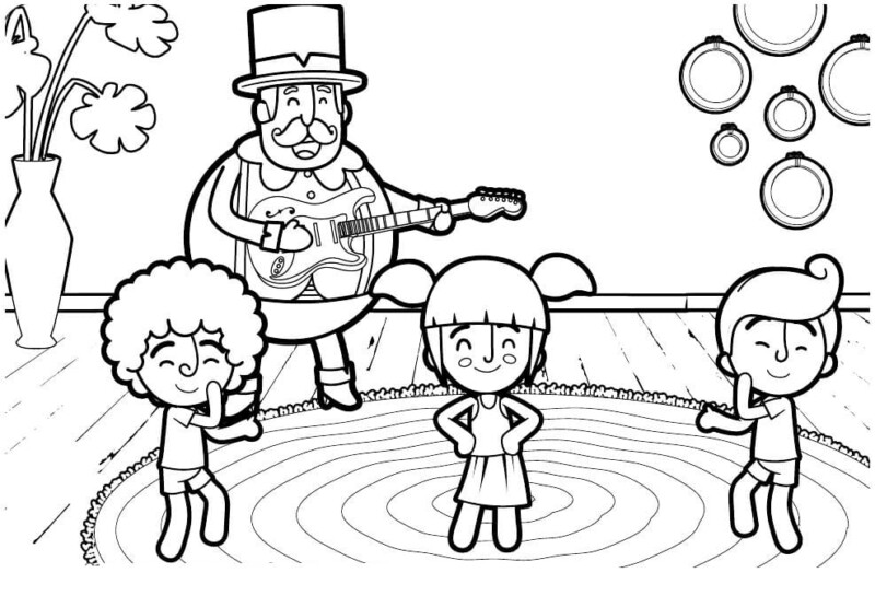 Desenho de mundo bita para colorir - mundo bita