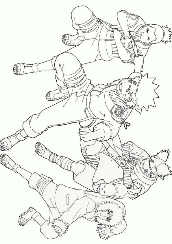 Desenho de naruto para colorir - naruto