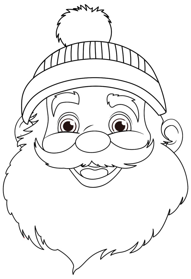 Desenho de papai noel para colorir - papai noel Desenho de papai noel - papai noel para colorir e imprimir grátis. Atividade infantil