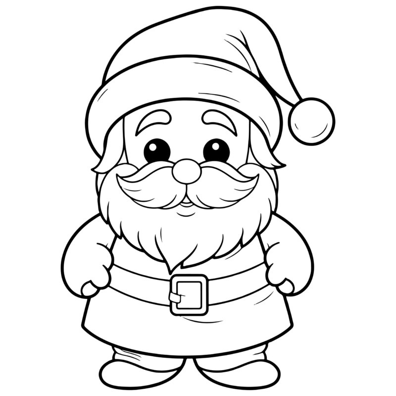 Desenho de papai noel para colorir - papai noel Desenho de papai noel - papai noel para colorir e imprimir grátis. Atividade infantil