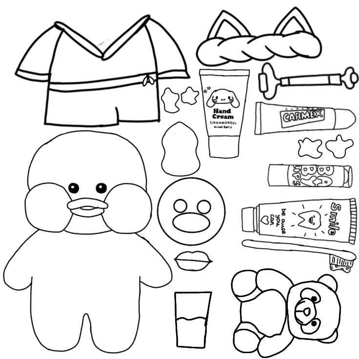 Desenho de paper duck para colorir - paper duck Desenho de paper duck - paper duck para colorir e imprimir grátis. Atividade infantil