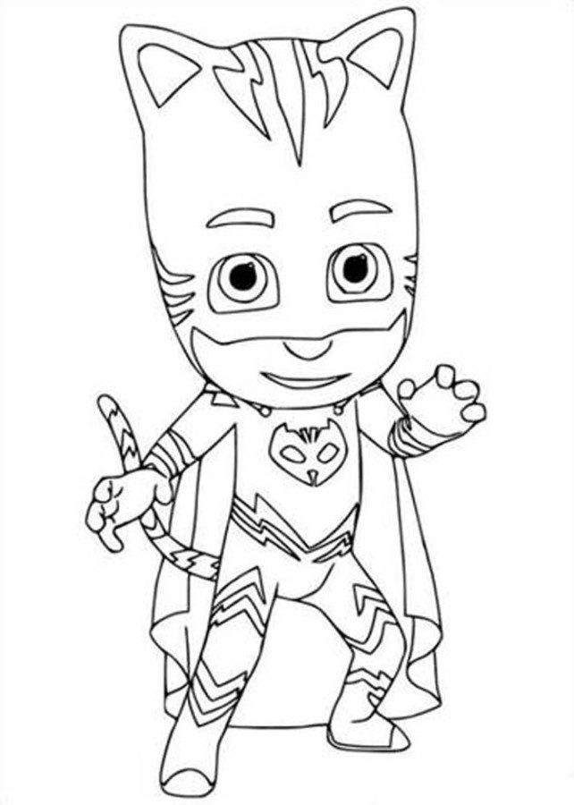 Desenho de pj masks para colorir - pj masks
