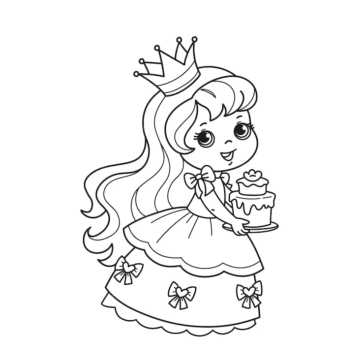 Desenho de princesas para colorir - princesas Desenho de princesas - princesas para colorir e imprimir grátis. Atividade infantil