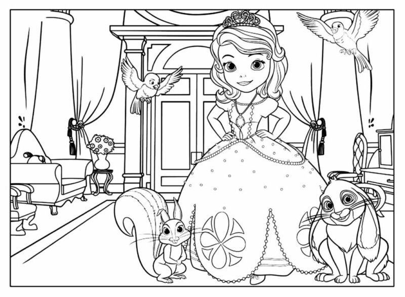 Desenho de princesa sofia para colorir - princesa sofia Desenho de princesa sofia - princesa sofia para colorir e imprimir grátis. Atividade infantil