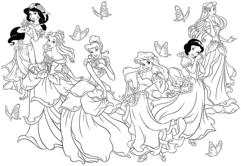 Desenho de princesas para colorir - princesas Desenho de princesas - princesas para colorir e imprimir grátis. Atividade infantil