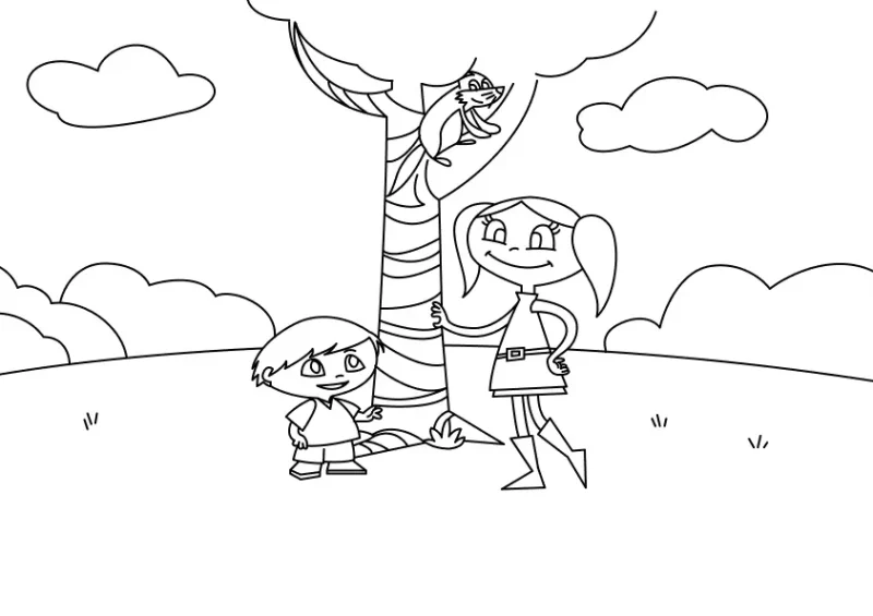 Desenho do Show da Luna para colorir 1