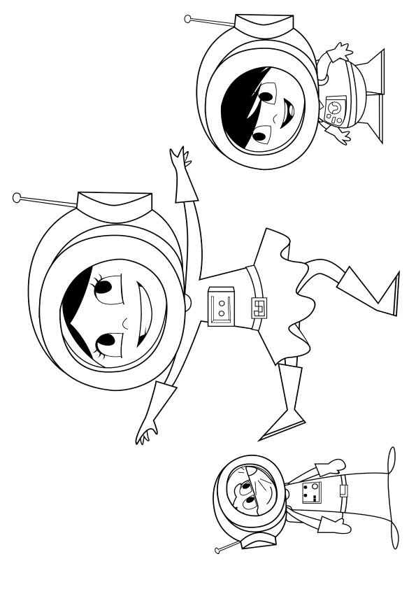 Desenho de show da luna para colorir - show da luna