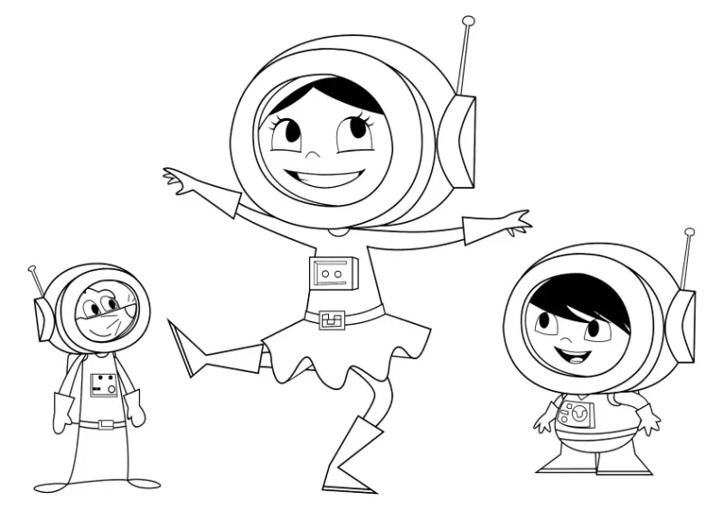 Desenho do Show da Luna para colorir 3