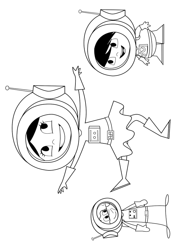 Desenho de show da luna para colorir - show da luna
