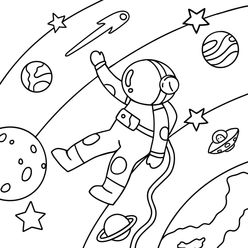 Desenho de sistema solar para colorir - sistema solar Desenho de sistema solar - sistema solar para colorir e imprimir grátis. Atividade infantil