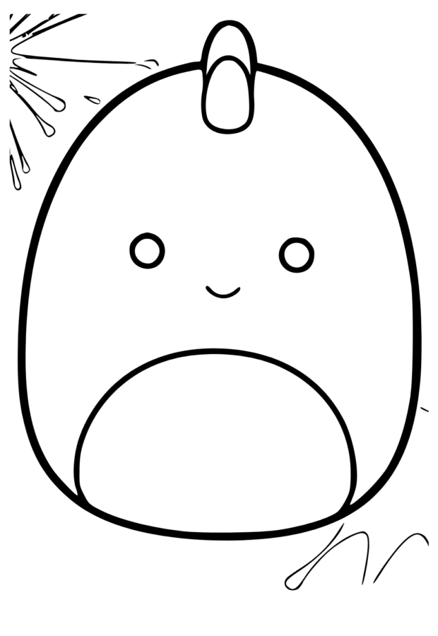 Desenho de squishmellow para colorir - squishmellow