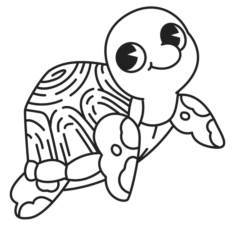 Desenho de tartarugas para colorir - tartarugas Desenho de tartarugas - tartarugas para colorir e imprimir grátis. Atividade infantil
