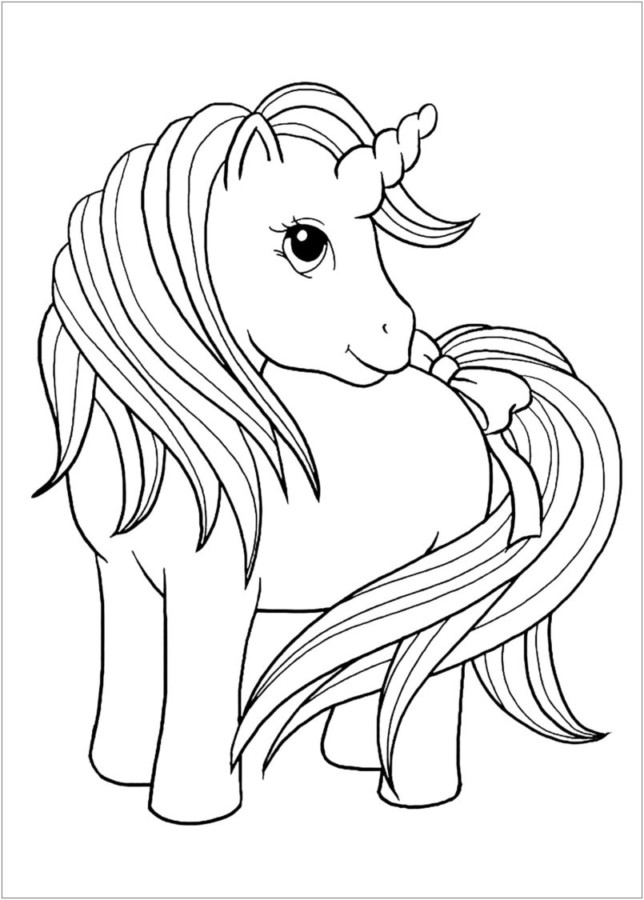 Desenho de unic贸rnio para colorir - unic贸rnio Desenho de unic贸rnio - unic贸rnio para colorir e imprimir gr谩tis. Atividade infantil