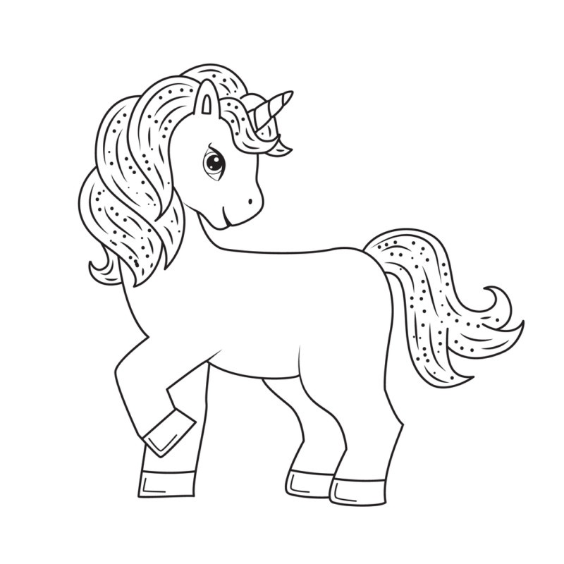 Desenho de unic贸rnio para colorir - unic贸rnio Desenho de unic贸rnio - unic贸rnio para colorir e imprimir gr谩tis. Atividade infantil