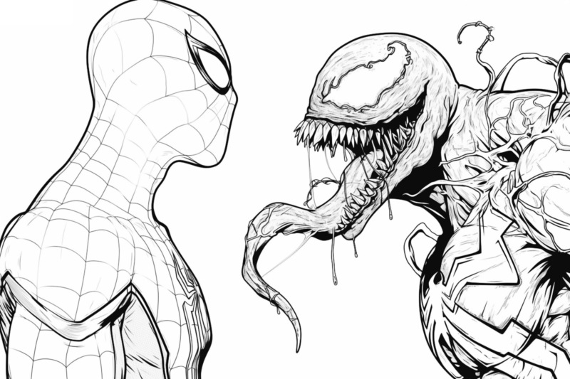 Desenho de colorir venom para colorir - colorir venom Desenho de colorir venom - colorir venom para colorir e imprimir grátis. Atividade infantil