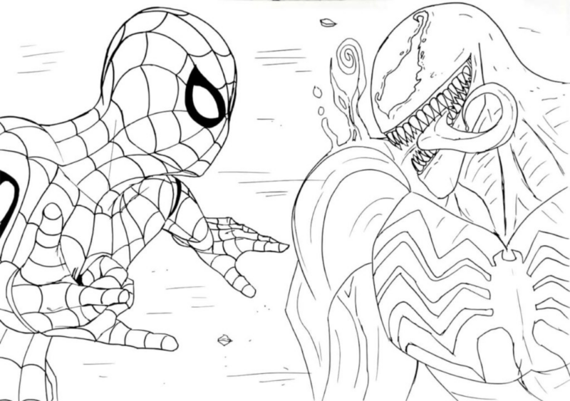 Desenho de colorir venom para colorir - colorir venom Desenho de colorir venom - colorir venom para colorir e imprimir grátis. Atividade infantil