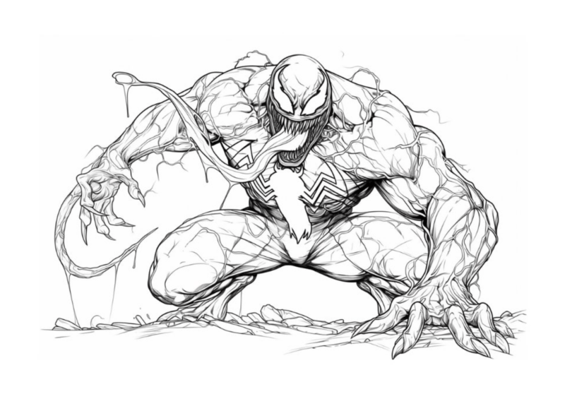 Desenho de colorir venom para colorir - colorir venom Desenho de colorir venom - colorir venom para colorir e imprimir grátis. Atividade infantil