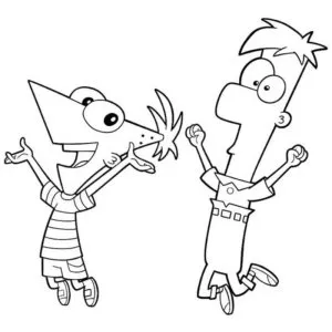 Phineas e Ferb para pintar