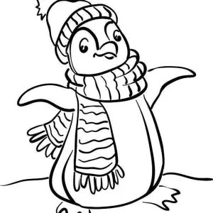 Pinguins para pintar